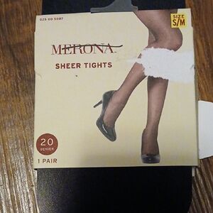 Merona Sheer Tights in Classic Black